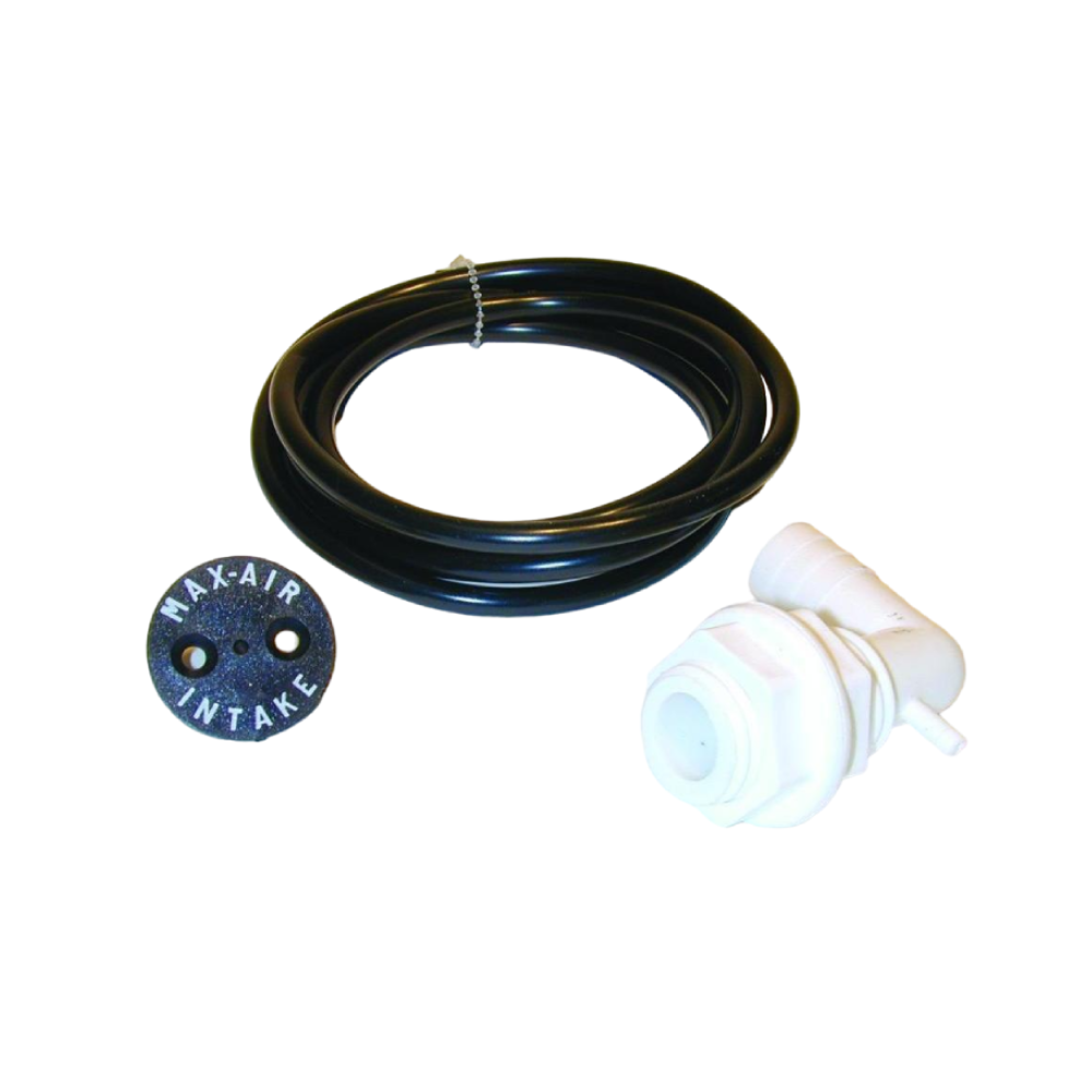 MAX-AIR™ Venturi fitting with air intake face plate and 6′ speedo tubing