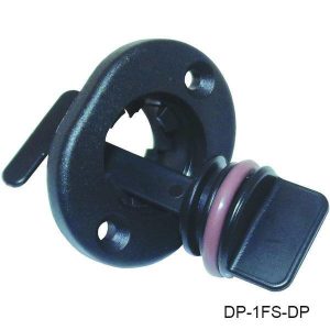 Self Retaining Boat Transom Drain Plug