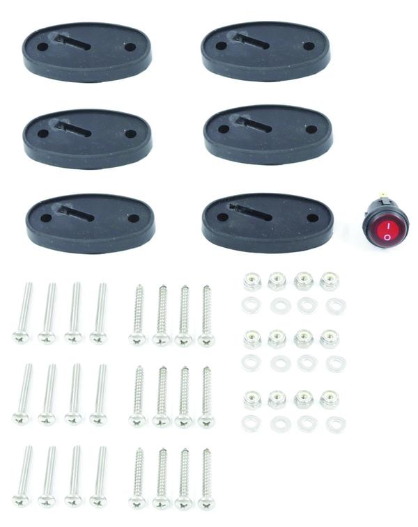 High Intensity Oval LED Courtesy Light Kit