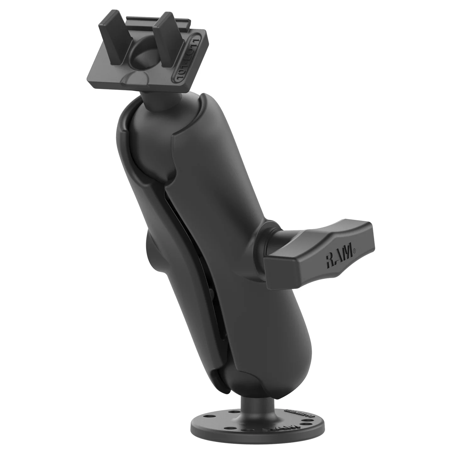 RAM-101-LO11 - RAM Mounts Double Ball Mount for Lowrance Elite-5 & Elite-7 Ti + More - Image 2