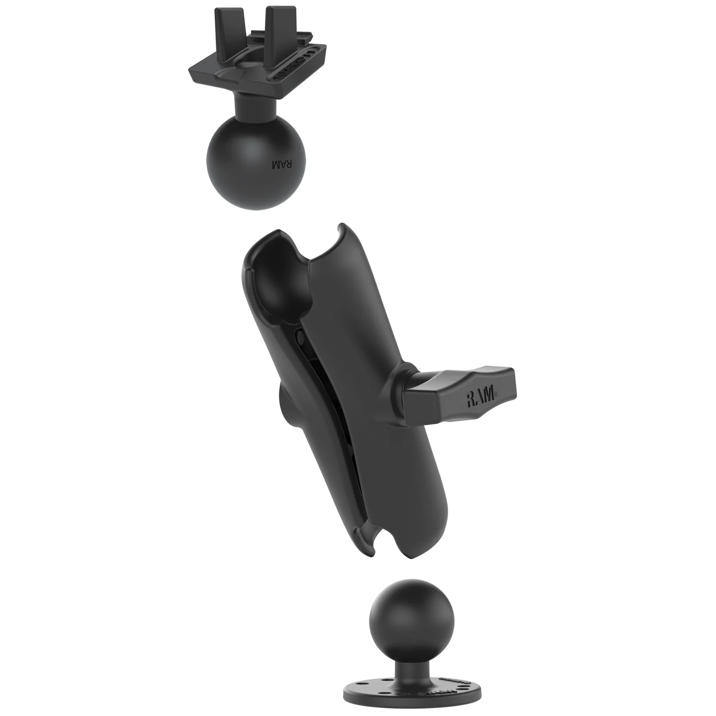 RAM-101-LO11 - RAM Mounts Double Ball Mount for Lowrance Elite-5 & Elite-7 Ti + More - Image 4