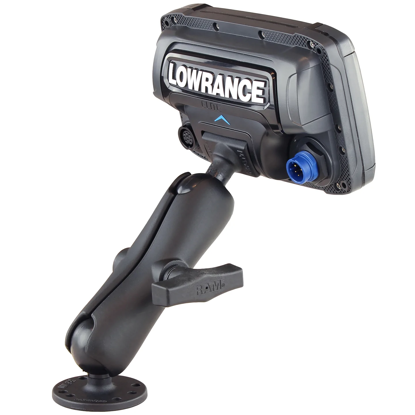 RAM-101-LO11 - RAM Mounts Double Ball Mount for Lowrance Elite-5 & Elite-7 Ti + More - Image 3