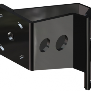 Braced Side Mount to Jackplate 5 inch Setback 4 inch Rise Port Side Black