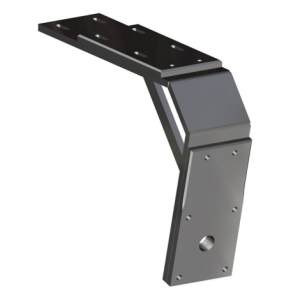 Deck Mount Long-Long 13 inch Aft 11 inch Drop Black