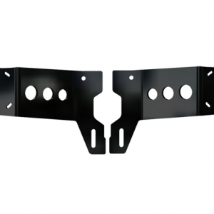 Dual Mounts Between Jackplate or Transom and Motor 2 inch Setback 3 inch Rise Black
