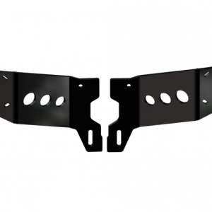 Dual Mounts Between Jackplate or Transom and Motor 2 inch Setback 6 inch Rise Black