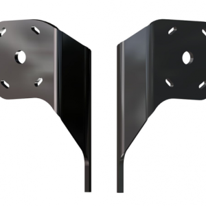 Dual Side Mount Kit to Jack Plate Negative 2 inch Setback 6 inch Rise Black