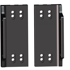 Dual Motor to Side Mount Adapters Black For Mercury Outboards