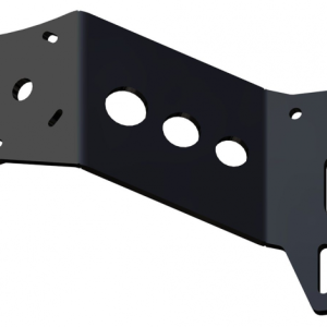 Between Jackplate or Transom and Motor 2 inch Setback 6 inch Rise Port Side Black