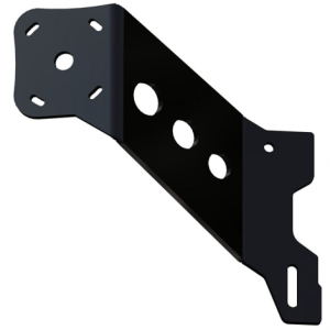 Between Jackplate or Transom and Motor 2 inch Setback 9 inch Rise Port Side Black