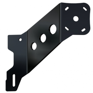 Between Jackplate or Transom and Motor 2 inch Setback 9 inch Rise Starboard Side Black