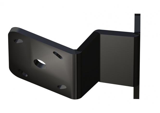 Side Mount to Jackplate 2 inch Setback 6 inch Rise Port Side Black