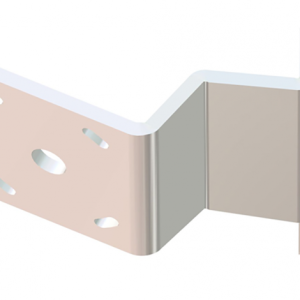 Side Mount to Jackplate 2 inch Setback 6 inch Rise Port Side White