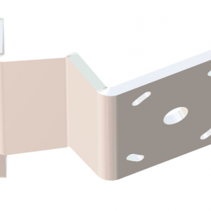 Side Mount to Jackplate 2 inch Setback 6 inch Rise Starboard Side White