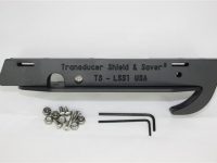 Shield for Lowrance LSS1 Structure Scan Transducer on Trolling Motor or Jack Plate