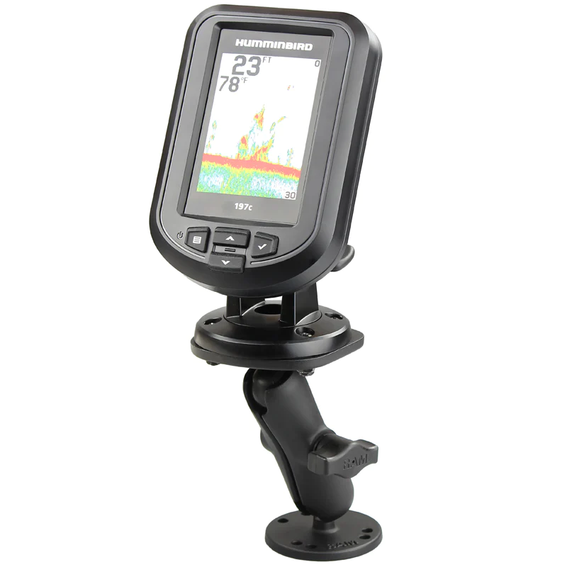 RAM-B-107-1U - RAM Mounts 1" Ball "Light Use" Mount for Humminbird Piranha MAX 4 - Image 2