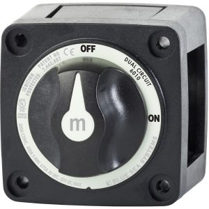 Blue Sea m-Series Mini Dual Circuit Battery Switch
