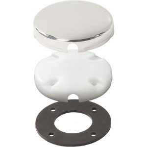 Blue Sea Side Entry CableClam With Stainless Steel Dress Cap