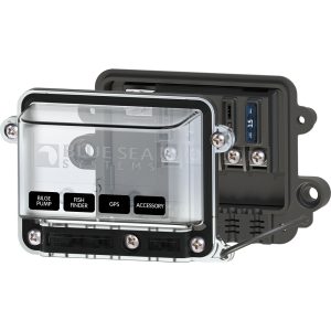 Blue Sea 5056 ST-Blade Water Resistant Fuse Block With Cover