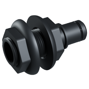 Flow-Rite Thru-Hull 3/4″ Double-Nut Straight