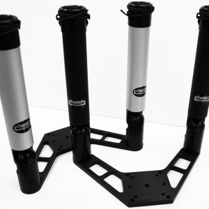 Double Rod Holder With Wing Arm