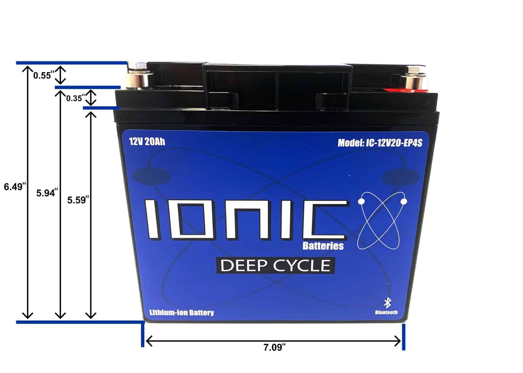 12V 20Ah Deep Cycle Battery With Bluetooth - Image 6