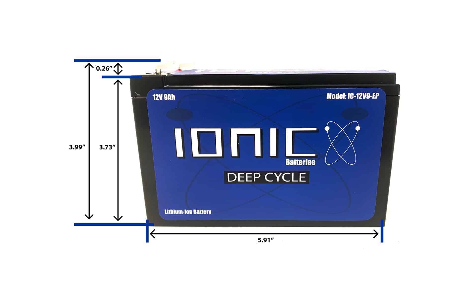 12V 9Ah Deep Cycle Battery - Image 6