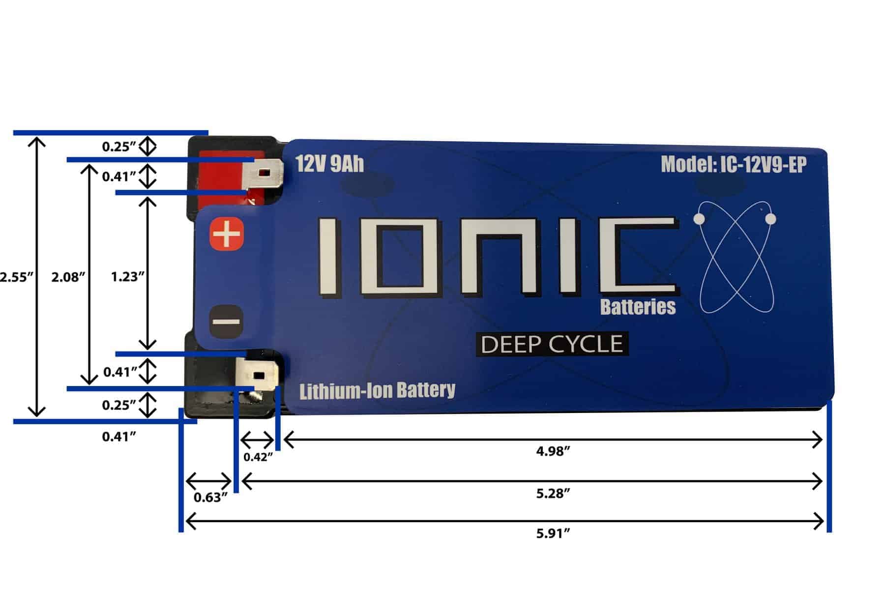 12V 9Ah Deep Cycle Battery - Image 7